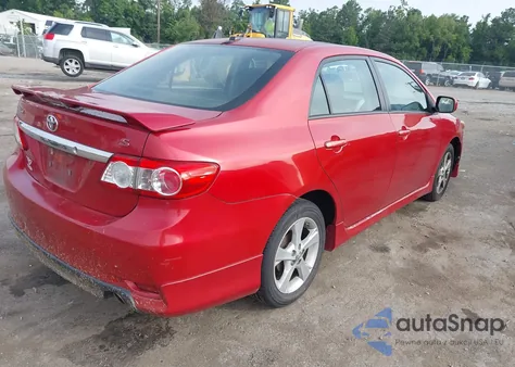 2011 Toyota Corolla S z USA, uszkodzony, nr VIN 2T1BU4EE6BC683758